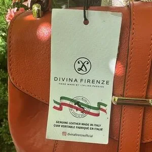 Divina Firenze | Bags | Nwt Divina Firenze Italian Orange 